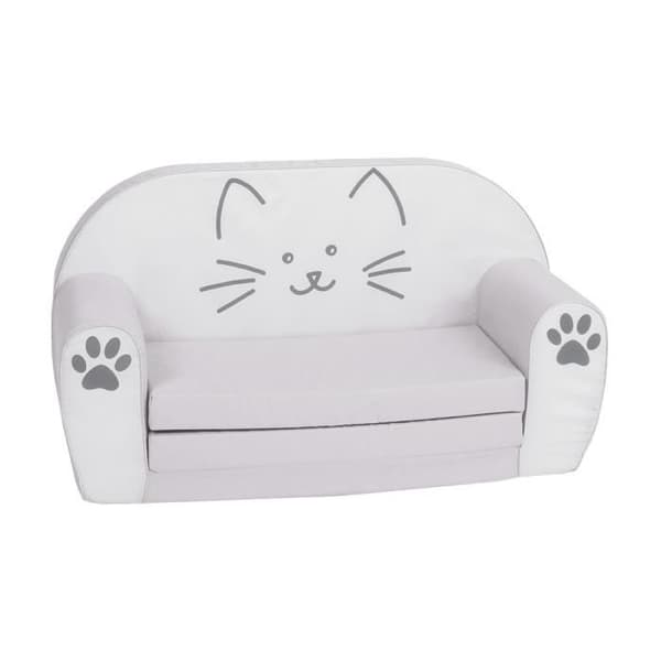 Cat Barnsoffa - KnorrToys - Hopfällbar - Vit