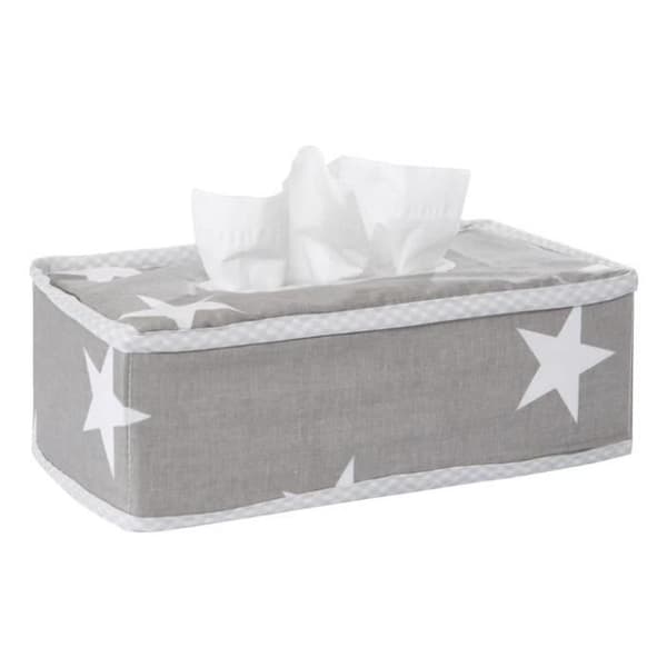 Förvaringsset för blöjor och våtservetter - ROBA - Little Stars - Grå - Blandat - 23x13x8cm - 20x12x13,5cm
