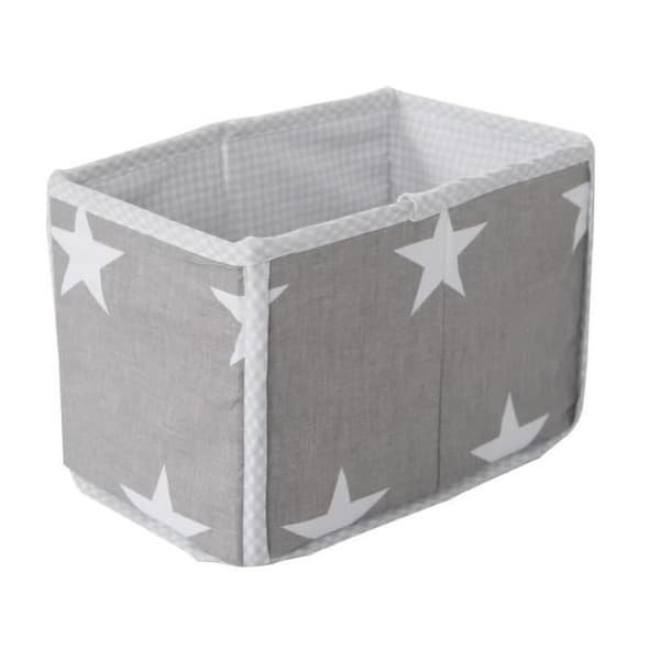 Förvaringsset för blöjor och våtservetter - ROBA - Little Stars - Grå - Blandat - 23x13x8cm - 20x12x13,5cm