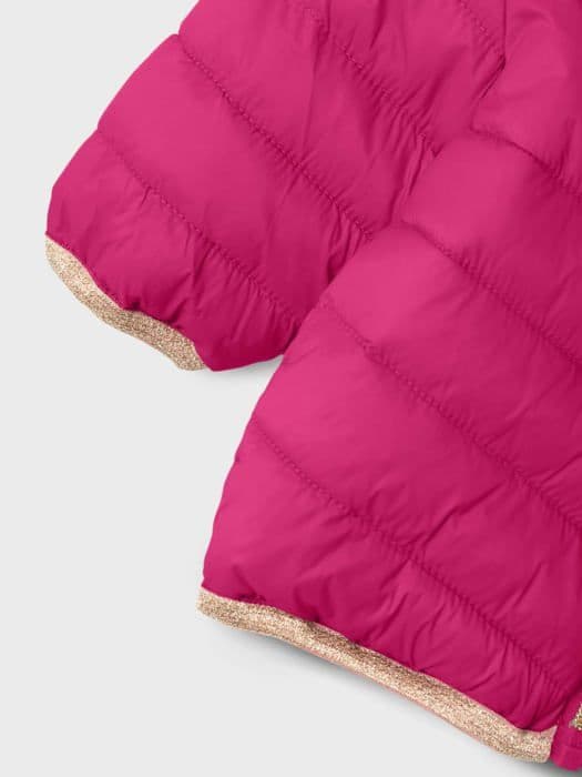 Fauteuil bebis - soffa bebis Name it - 13227819 - Nbfmoney PB vadderad jacka, Rosa, 6 Månader Bebis Flicka
