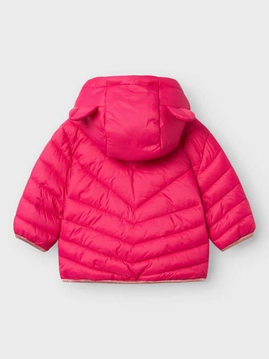 Fauteuil bebis - soffa bebis Name it - 13227819 - Nbfmoney PB vadderad jacka, Rosa, 6 Månader Bebis Flicka