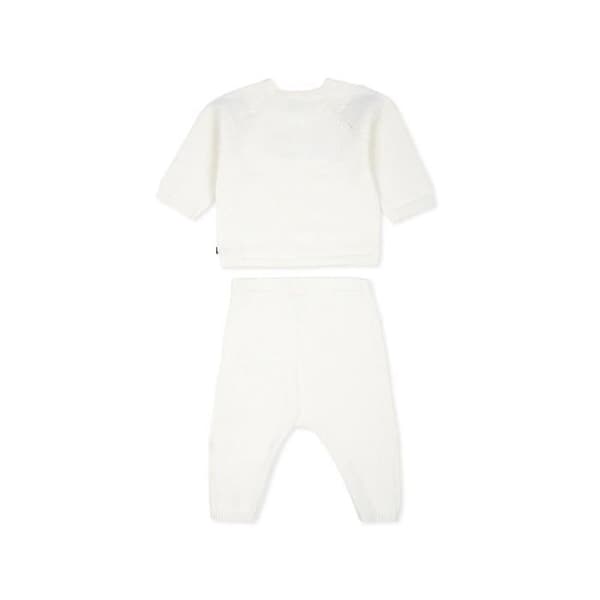 Babystol - babymöbel Petit bateau A0AXZ Set med 2 delar Långärmad Unisex Baby, Marshmallow/Corrida 18 månader