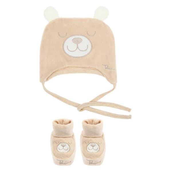 Babystol - babymöbel Thun - K3841P00 - Set med mössa med öron och Teddy-strumpor
