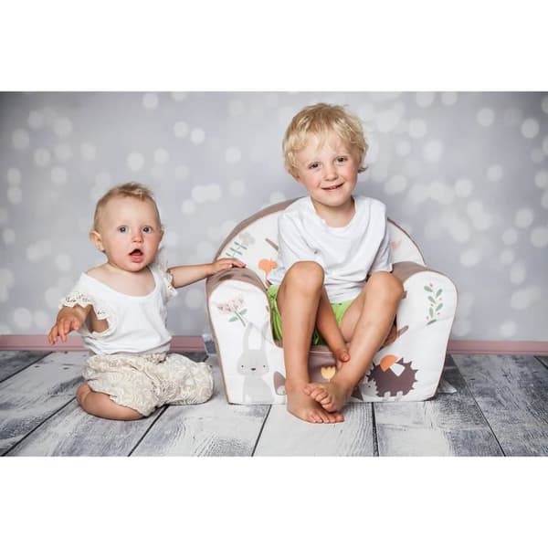 Barnstol Knorr Toys - Brun Bomull