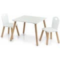 Miniatyrbild 1 av 4: Scandi barnmöbelset - Zeller - 2 stolar + bord - Vit - Barn