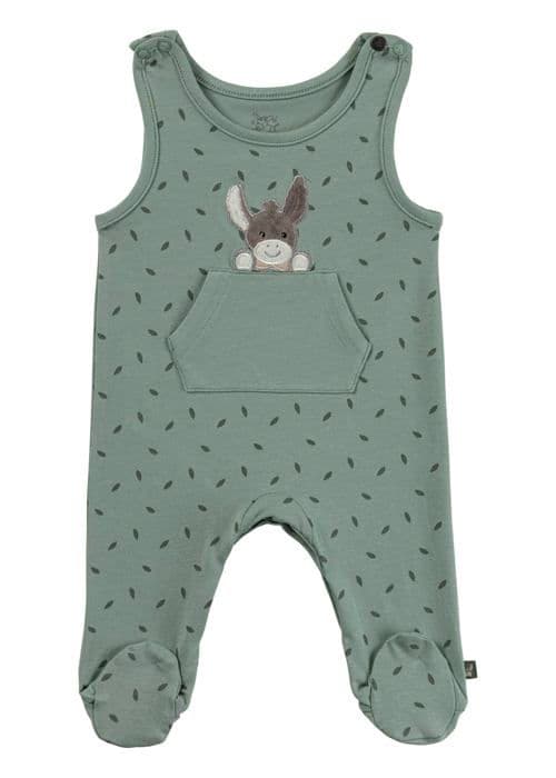 Barnfåtölj - babysoffa Sterntaler - 2602480 - Byxdräkt i jersey med bladmotiv