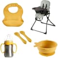 Miniatyrbillede 1 af 6: Sammenklappelig højstolspakke - THERMOBABY - HANDY - Komplet og designvenlig måltidspakke