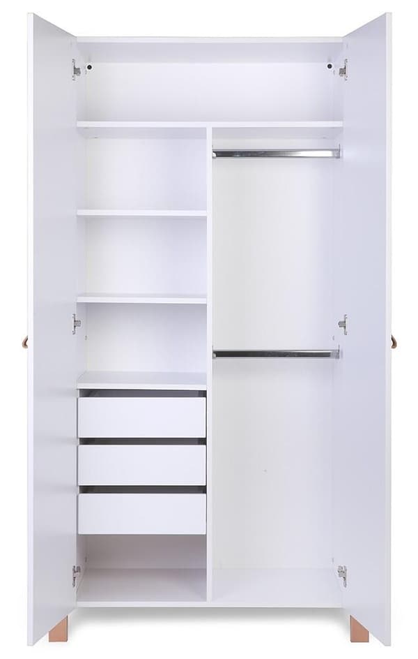 FURNLUX LASTEN VAATEKAAPPI ETUDE VALKOINEN 96CM