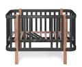 Pikkukuva 3 / 11: FURNLUX VAUVANSÄNKY ETUDE MUSTA 60X120CM