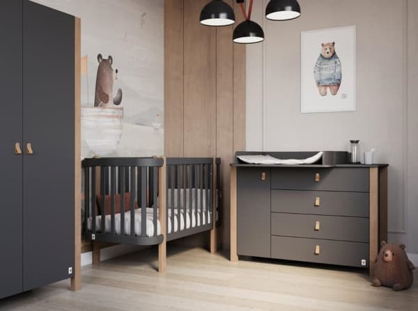 FURNLUX VAUVANSÄNKY ETUDE MUSTA 60X120CM