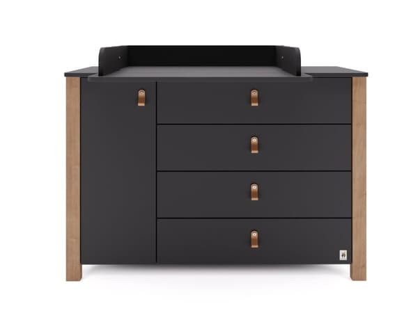 FURNLUX VAIHTOPÖYTÄ ETUDE MUSTA 50CM