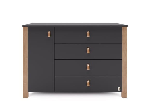 FURNLUX VAIHTOPÖYTÄ ETUDE MUSTA 50CM