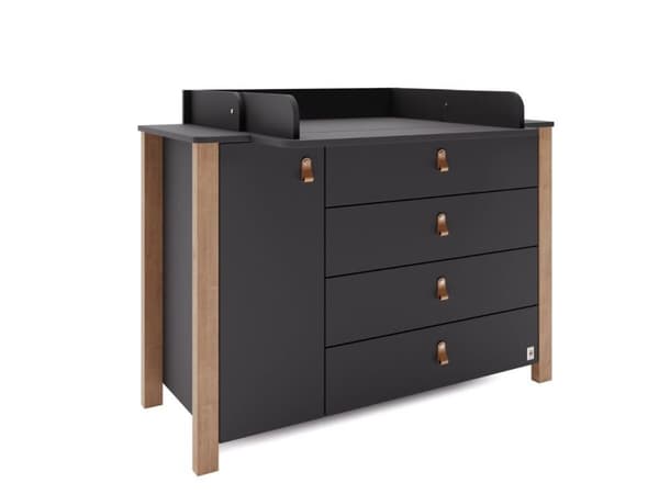 FURNLUX VAIHTOPÖYTÄ ETUDE MUSTA 50CM