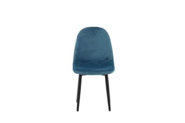 FURNLUX BARNRUMSSTOL POLARBLÅ & SVART 33CM