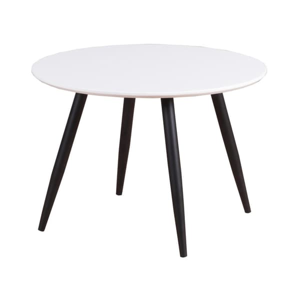 FURNLUX BØRNEVÆRELSESBORD PLAZA HVID & SORT 60CM