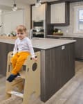 Miniatyrbillede 5 af 11: Køkkenhjælper til børn 2-i-1 bordstoljustering