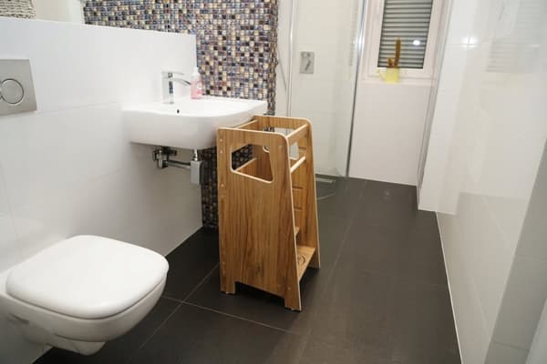 Kökshjälp Kökshjälp för barn 2-i-1-bräda Solid Black PL