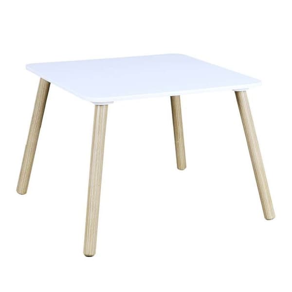 Home Deco Kids HD6764 Barnbord och 2 stolar Unicorn Lily Vit beige och flerfärgad