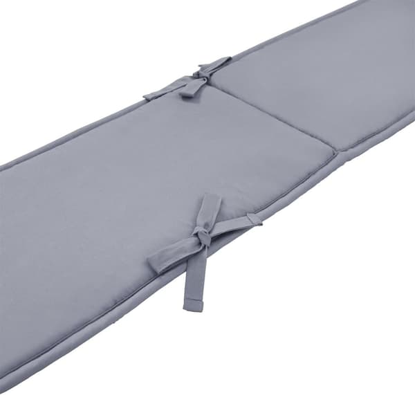 OBOSOE 4-pack Andningsbar Mjukdyna för Sidor, Stötskydd Krockskydd Mjuk Dyna för Barnrum