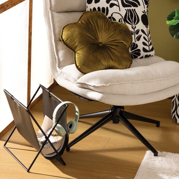 Porte-revue "Twis" svart 37x35x22cm - Atmosphera inredningsdesigner - Svart