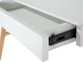 Miniatyrbild 7 av 10: Skrivbord Vit 120 x 75 cm Lackerad Skiva 2 Lådor Skandinavisk