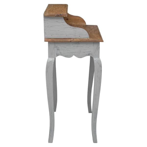vidaXL Skrivebord heltre mahogni 80x40x92 cm