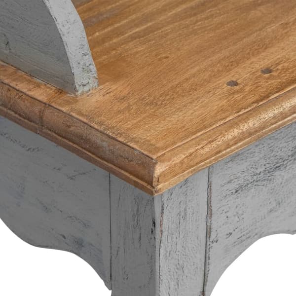 vidaXL Skrivebord heltre mahogni 80x40x92 cm