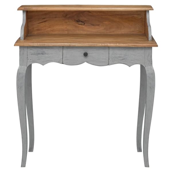 vidaXL Skrivebord heltre mahogni 80x40x92 cm