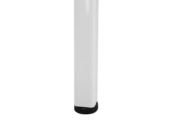 Skrivbord Ljus Träfaner 130 x 60 cm Glas Bordsskiva 3-låsbara Lådor med nyckel