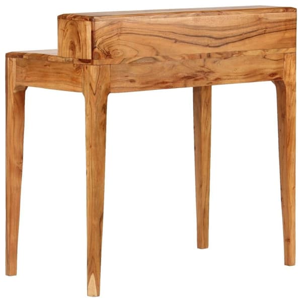 vidaXL skrivebord med skuffer massivt træ 88 x 50 x 90 cm