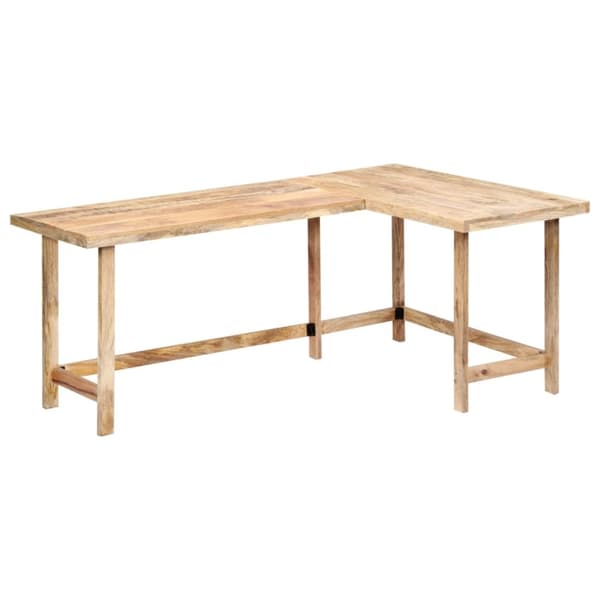 vidaXL Skrivbord 180x120x76 cm massivt mangoträ