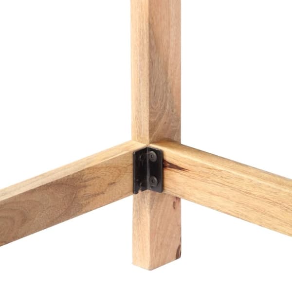 vidaXL skrivebord 180 x 120 x 76 cm massivt mangotræ