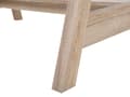 Miniatyrbillede 9 af 9: Skrivebord Lys Træ 110 x 60 cm 2 Hylder Fodstøtte Skandinavisk Stil