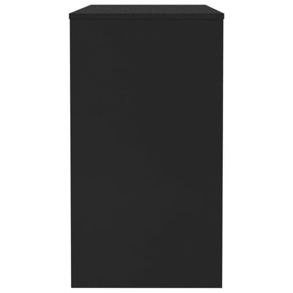 vidaXL Skrivebord svart 90x40x72 cm konstruert tre