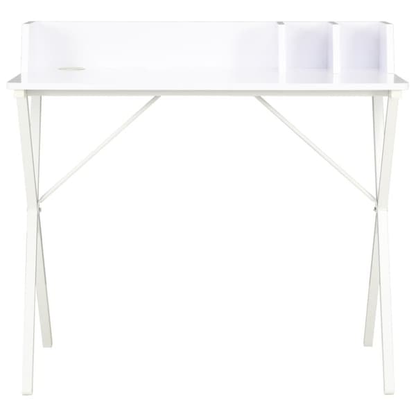 vidaXL Skrivbord vit 80x50x84 cm
