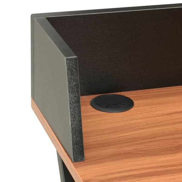 vidaXL skrivebord 80x50x84 cm sort og brun