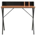 Miniatyrbillede 2 af 7: vidaXL skrivebord 80x50x84 cm sort og brun