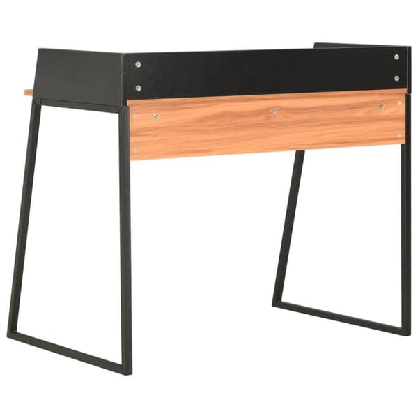 vidaXL Työpöytä musta ja ruskea 90x60x88 cm