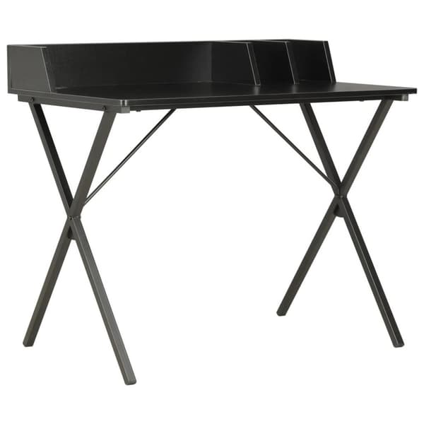 vidaXL Työpöytä musta 80x50x84 cm