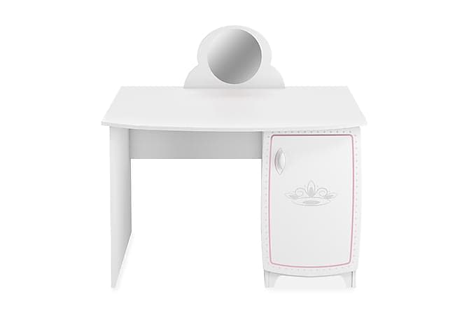 MALTEX Skrivebord med Speil Hvit / Rosa