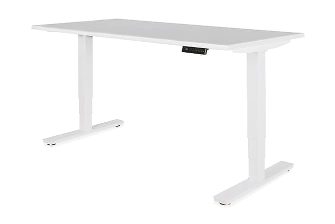 Lansey Korkeussäädettävä Kirjoituspöytä 182 cm Valkoinen