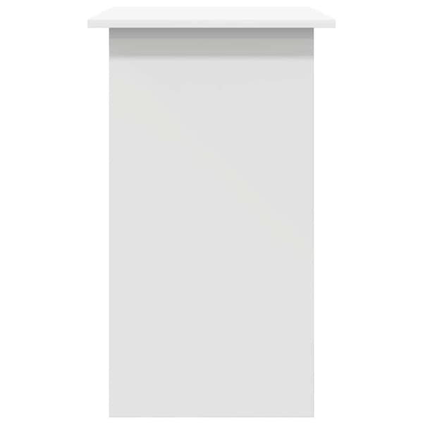 vidaXL Skrivebord hvit 80x45x74 cm konstruert tre