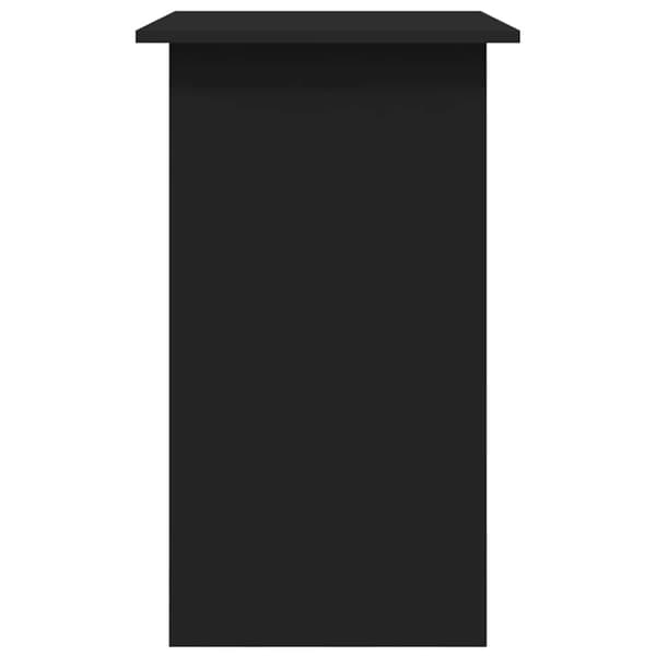 vidaXL Työpöytä musta 80x45x74 cm tekninen puu