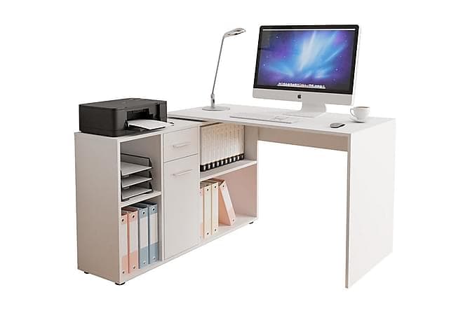 Armando Skrivebord 120x121 cm Hvid/Beige