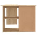 Miniatyrbilde 8 av 10: vidaXL Skrivebord for hjørne sonoma eik 145x100x76 cm konstruert tre