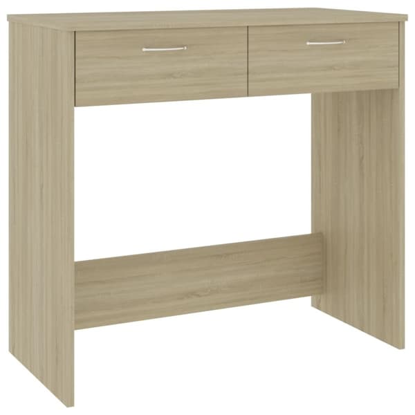 vidaXL Työpöytä Sonoma-tammi 80x40x75 cm lastulevy