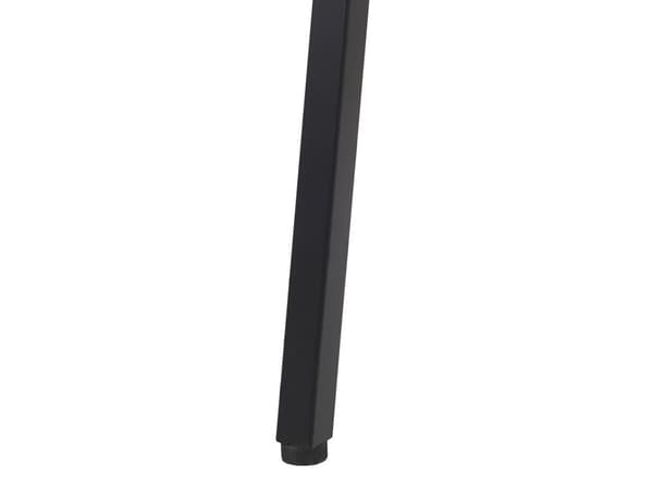 Skrivebord i Mørkt Træ 100 x 50 cm Sort Metalstel