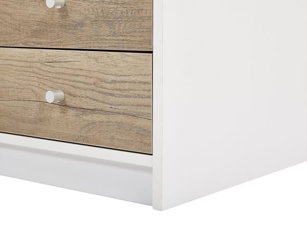Lyst Træ Computerbord 140 x 60 cm Bord med Skuffer