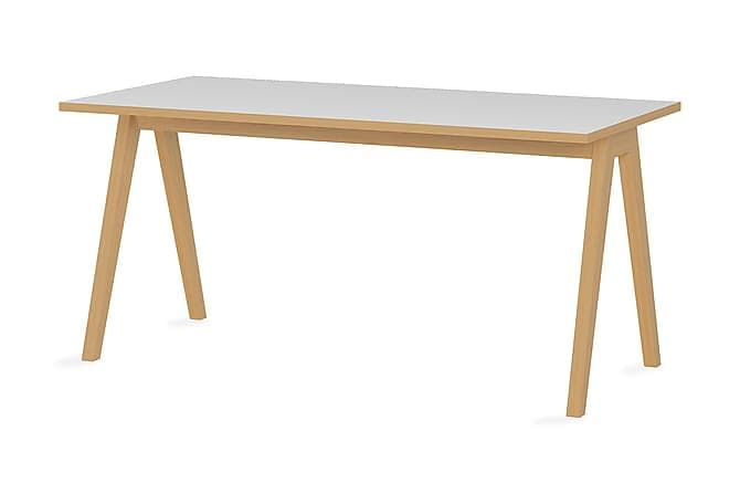 ESTELO Skrivbord Vit/Brun