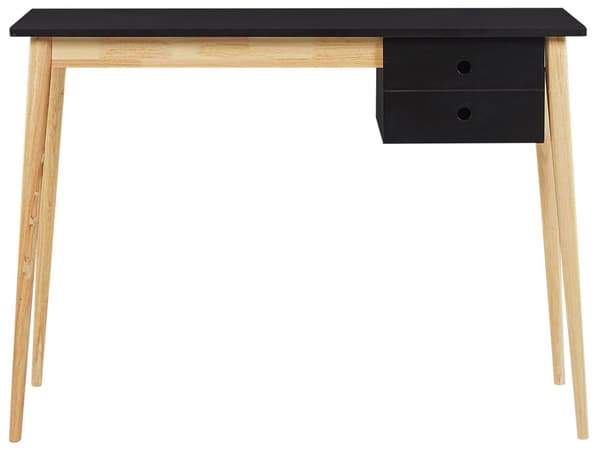 Hemmakontor Svart och Ljus MDF Trä 106 x 48 cm med Låda Retro